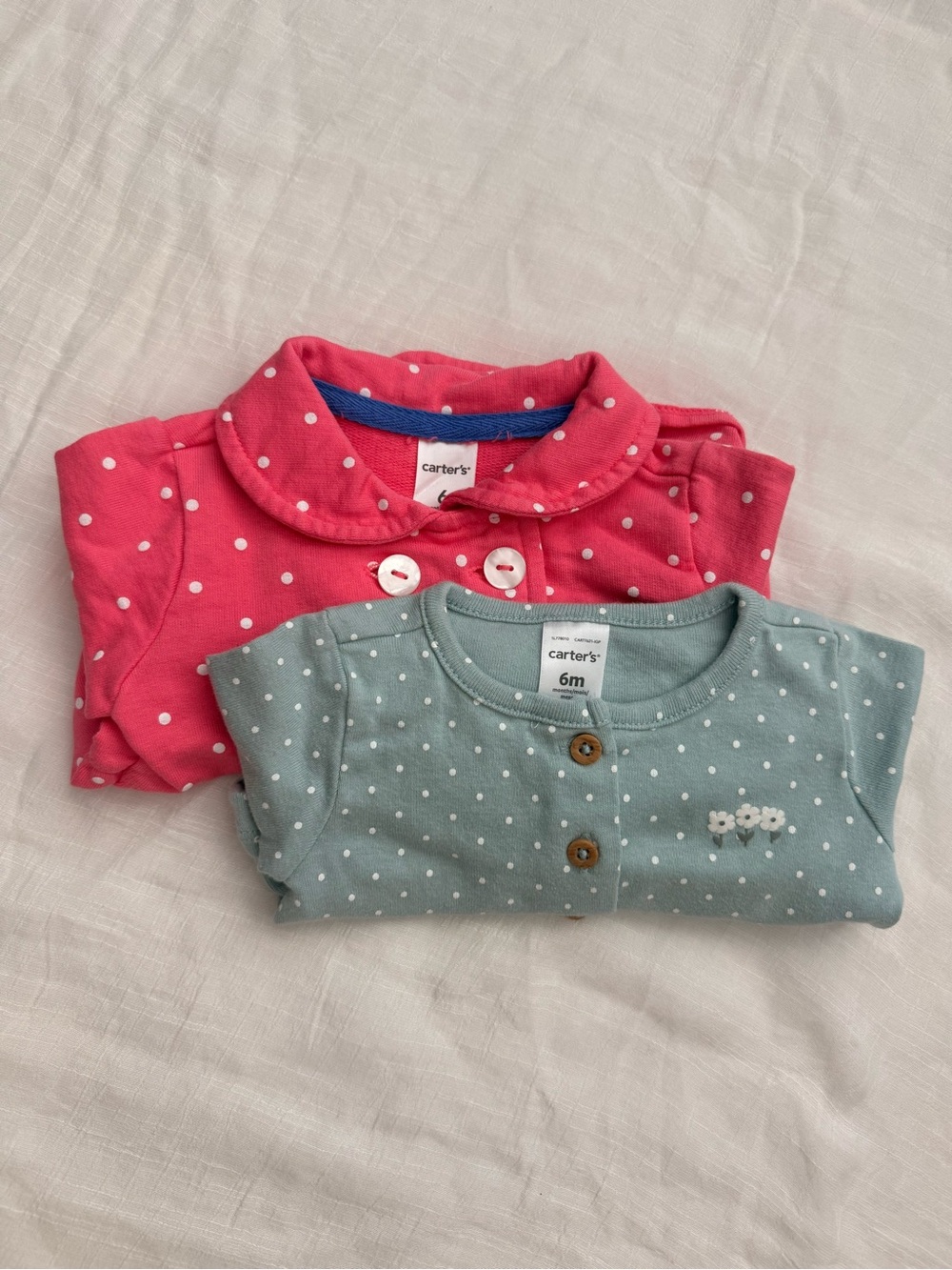 Carter’s Polka Dot Cardigan & Jacket Set (Set of 2)
